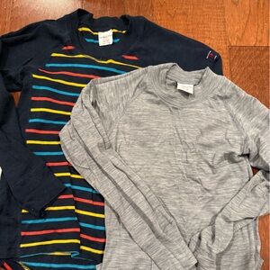 Polarn O. Pyret Navy and Gray Kids Sweaters